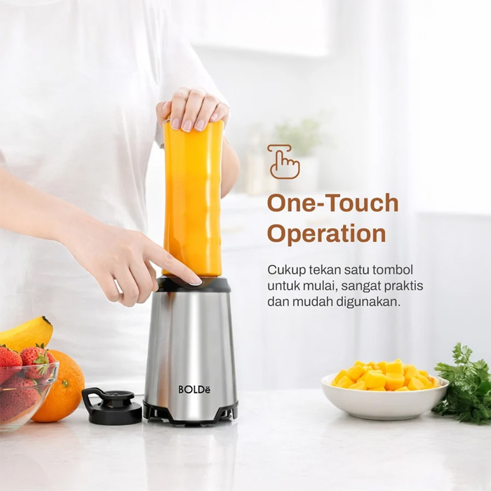 Bolde Nutri Blender Pro X600 Smoothies Portable dan Praktis 600 ml